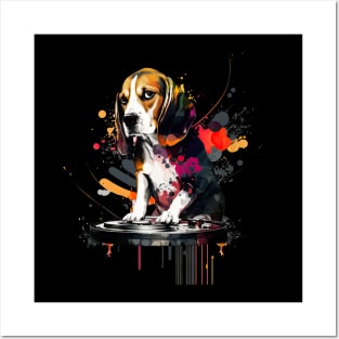 Beagle DJ Posters and Art